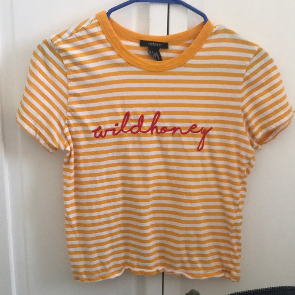 Forever 21 striped crop too